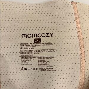 Momcozy 2XL pregnancy belly band in Light Beige